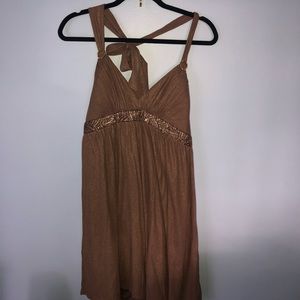 Adorable Brown Party Dress